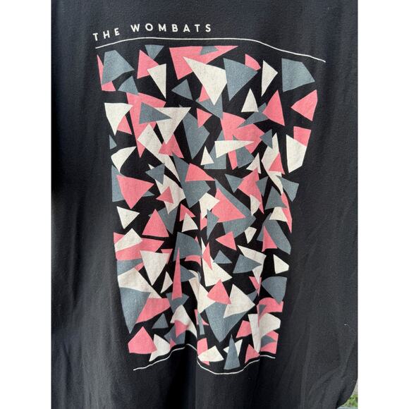 The Wombats Triangles Indie Rock Band black T-shirt Size Large - Picture 5 of 5